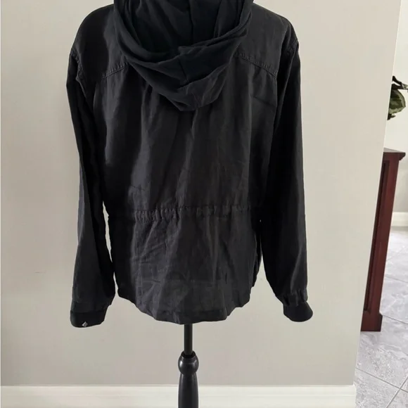 Michael Stars Black Utility Jacket Sz m - Picture 4 of 6